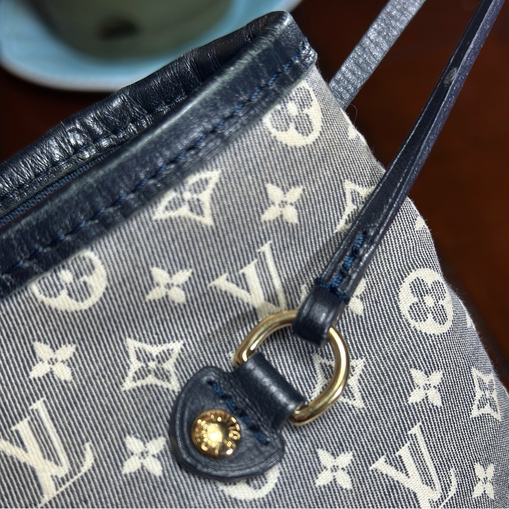 AUTHENTIC Louis Vuitton Monogram Idylle Neverfull MM Encre. - Picture 13 of 17